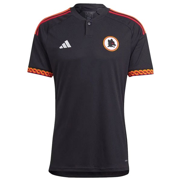 Tailandia Camiseta AS Roma Tercera Equipación 2023/2024 Negro